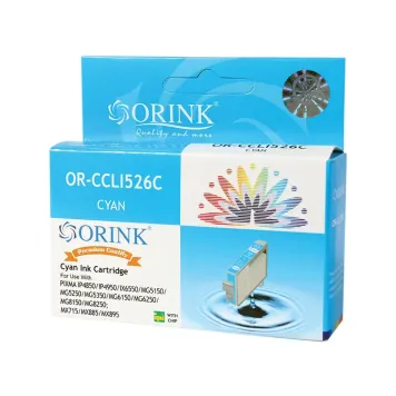 Zamiennik Canon CLI-526C tusz cyan marki Orink