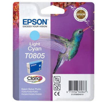 Epson T0805 C13T080540 tusz light cyan oryginalny