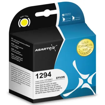 Zamiennik Epson T1294 tusz żółty marki Asarto