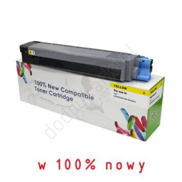 Cartridge Web zamiennik Oki 44643001 toner żółty