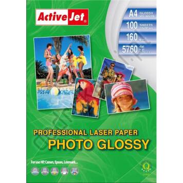 ActiveJet papier fotograficzny błyszczący A4 100 szt 160g  AP4-160G100L