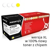 Zamiennik HP 415X W2032X toner żółty marki Asarto + chip