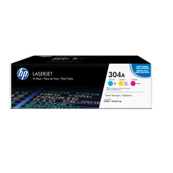 HP 304A CF372AM Zestaw 3 tonery CMY oryginalne