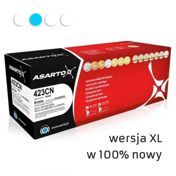 Zamiennik Brother TN-423C toner cyan marki Asarto