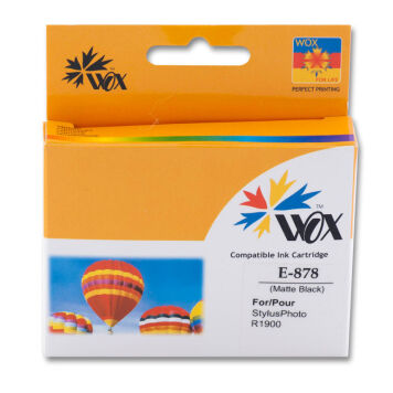 Zamiennik Epson T0878 tusz czarny matowy marki Wox