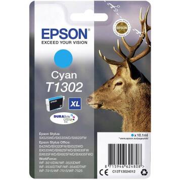 Epson T1302 C13T130240 tusz cyan XL oryginalny