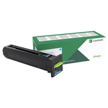 Lexmark 72K2XC0 toner cyan oryginalny