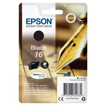 Epson 16 T1621 tusz czarny oryginalny