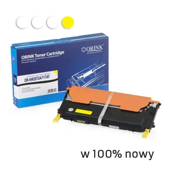 Zamiennik HP 117A W2072A toner żółty marki Orink