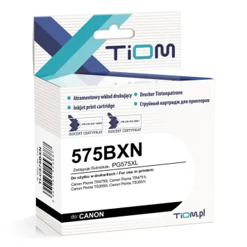 Zamiennik Canon PG-575 XL tusz czarny marki TiOM
