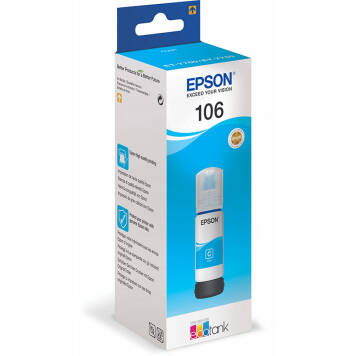 Epson 106 C C13T00R240 tusz cyan oryginalny