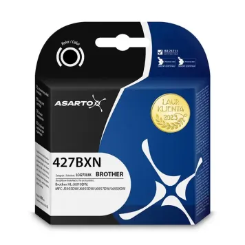 Zamiennik Brother LC427XLBk tusz czarny marki Asarto