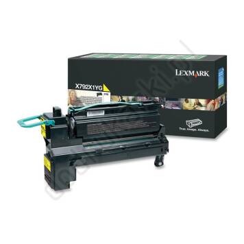Lexmark X792X1YG toner żółty oryginalny