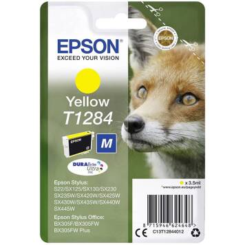 Epson T1284 C13T128440 tusz żółty oryginalny