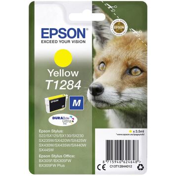 Epson T1284 C13T128440 tusz żółty oryginalny