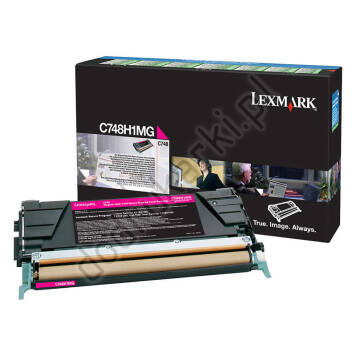 Lexmark C748H1MG toner magenta oryginalny