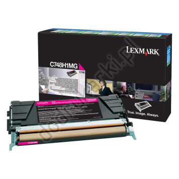 Lexmark C748H1MG toner magenta oryginalny