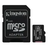 Kingston Canvas Select Plus microSD 512GB SDCS2/512GB UHS-I V30 U3 A1 + adapter