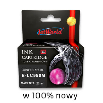 Zamiennik Brother LC980M tusz magenta marki JetWorld