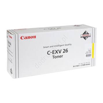 Canon C-EXV26 toner żółty oryginalny 1657B006