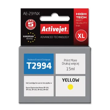 Activejet zamiennik Epson 29XL T2994 tusz żółty