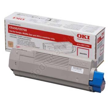 Oki 43872306 toner magenta oryginalny