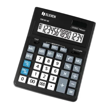 Kalkulator biurowy Eleven CDB1401-BK z funkcją obliczania marży