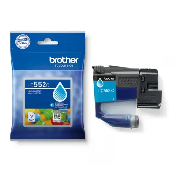 Brother LC552C tusz cyan oryginalny