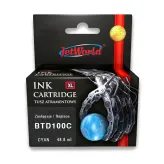 Zamiennik Brother BTD100C tusz cyan marki JetWorld