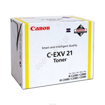 Canon C-EXV21 0455B002 toner żółty oryginalny