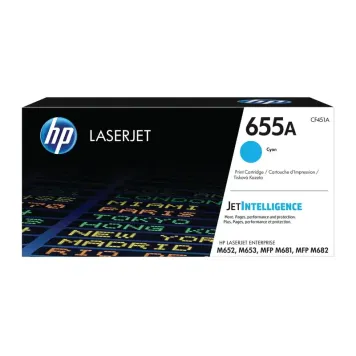 HP 655A CF451A toner cyan oryginalny