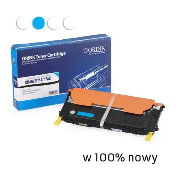 Zamiennik HP 117A W2071A toner cyan marki Orink