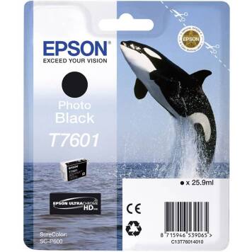 Epson T7601 tusz photo black C13T76014010 oryginalny