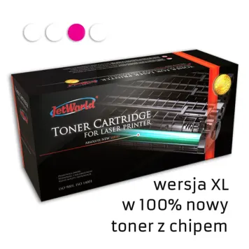 Zamiennik Canon 055H M 3018C002 toner magenta XL marki JetWorld + chip