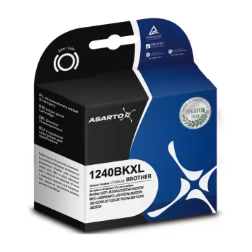 Zamiennik Brother LC1240BK tusz czarny marki Asarto