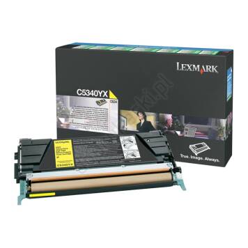 Lexmark C5340YX toner żółty oryginalny