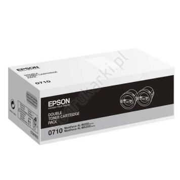 Epson C13S050710 dwa tonery czarne oryginalne
