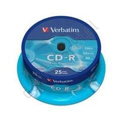 Verbatim CD-R Extra Protection 52x 700MB 25 szt. Cake