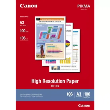 Canon HR-101N 1033A005 High Resolution Paper A3 100 ark