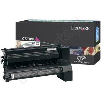 Lexmark C7700MS toner magenta oryginalny