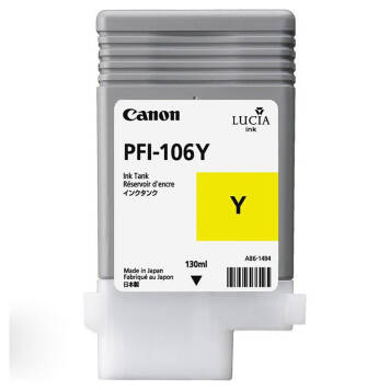 Canon PFI-106Y 6624B001 tusz żółty oryginalny