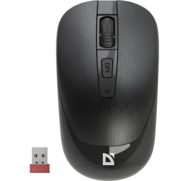 Defender Wave MM-995 52995 mysz optyczna bezprzewodowa czarna