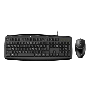 Klawiatura + mysz Genius Smart KM-200 przewodowa USB czarna
