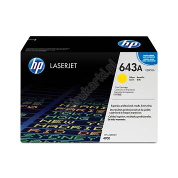 HP 643A Q5952A toner żółty oryginalny