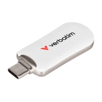 Verbatim USB flash drive 64GB Plectra 30228 USB-C biały