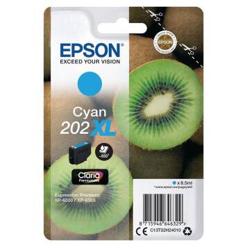 Epson 202XL C13T02H24010 tusz cyan XL oryginalny