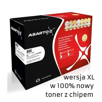 Zamiennik HP 89X CF289X toner marki Asarto + chip