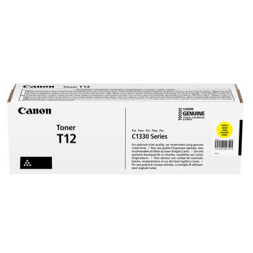 Canon T12 Y 5095C006 toner żółty oryginalny