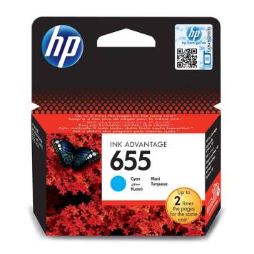 HP 655 CZ110AE tusz cyan oryginalny