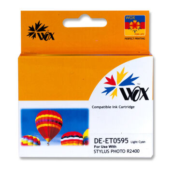 Zamiennik Epson T0595 tusz cyan jasny marki Wox